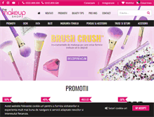Tablet Screenshot of makeup-shop.ro
